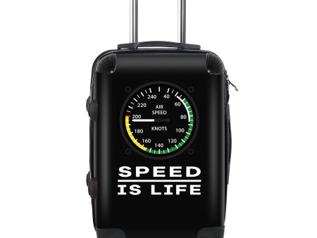 Speed Is Life Designed Cabin Size Luggages Cheap