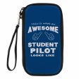 Student Pilot Designed Travel Cases & Wallets Sale