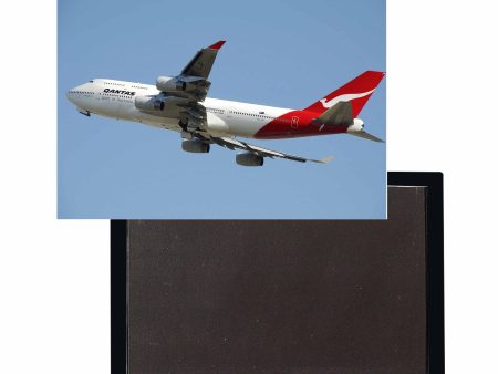 Departing Qantas Boeing 747 Designed Magnets Online Hot Sale