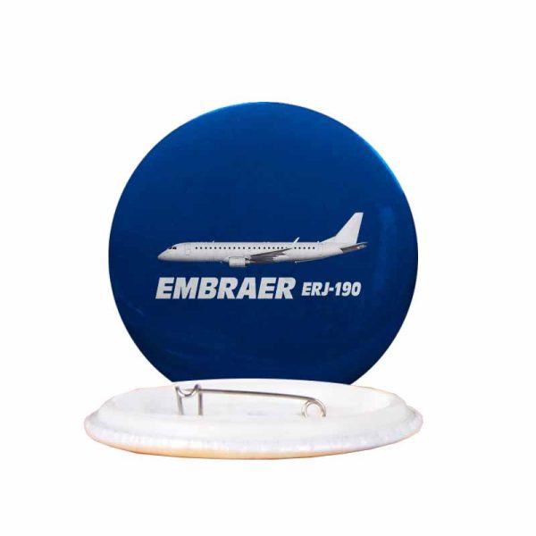 The Embraer ERJ-190 Designed Pins Fashion