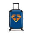 Supermen of The Skies (Sunset) Designed Cabin Size Luggages Online Hot Sale