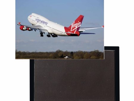 Virgin Atlantic Boeing 747 Designed Magnets Discount