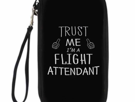 Trust Me I m a Flight Attendant Designed Travel Cases & Wallets Hot on Sale