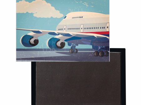 Vintage Boeing 747 Designed Magnets Online