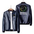 Speed Is Life Designed PU Leather Jackets Sale