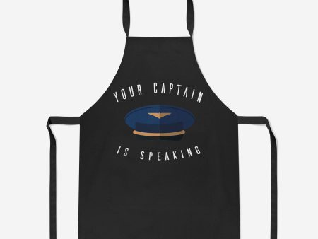 Your Captain Is Speaking Designed Kitchen Aprons Online