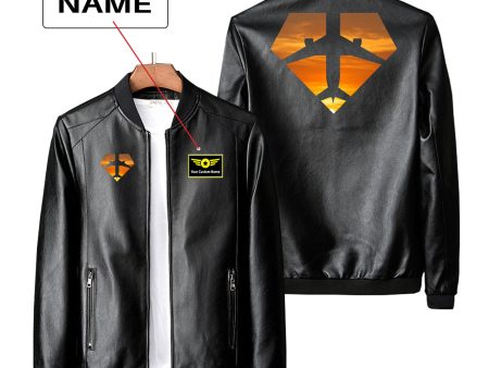 Supermen of The Skies (Sunset) Designed PU Leather Jackets Online