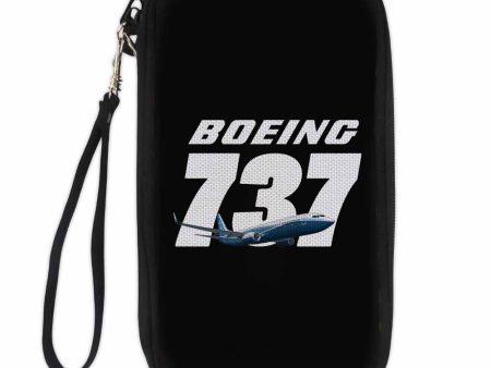 Super Boeing 737+Text Designed Travel Cases & Wallets Cheap