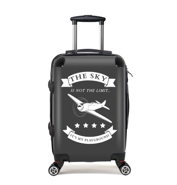 The Sky is not the limit, It s my playground Designed Cabin Size Luggages For Sale