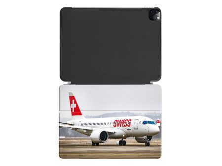 Swiss Airlines Bombardier CS100 Designed iPad Cases For Sale