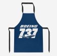 Super Boeing 737+Text Designed Kitchen Aprons Supply