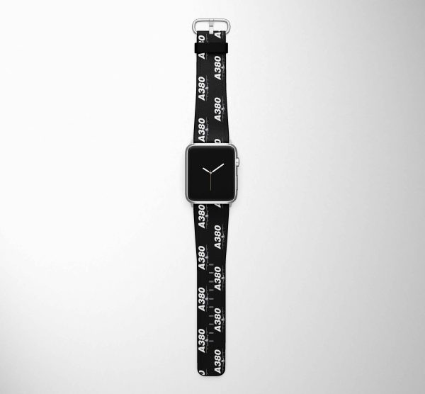 Super Airbus A380 Designed Leather Apple Watch Straps Online Sale