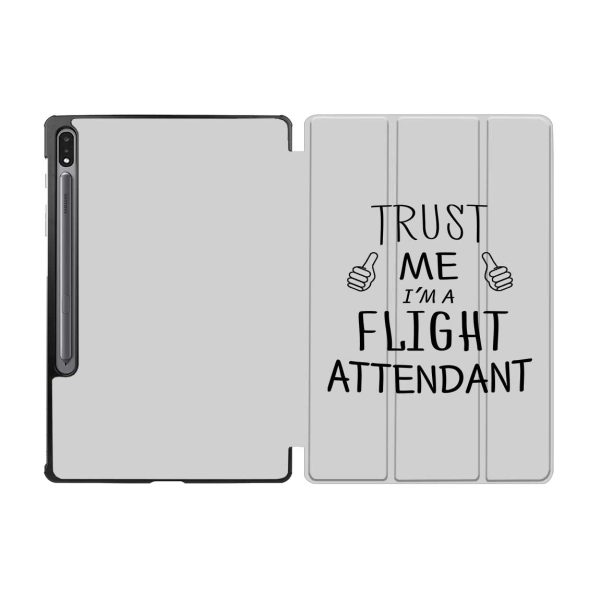 Trust Me I m a Flight Attendant Designed Samsung Tablet Cases Sale