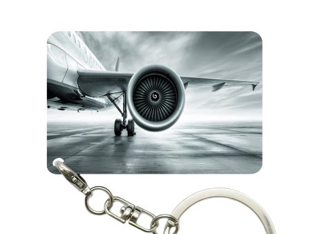 Super Cool Airliner Jet Engine Designed Key Chains Fashion