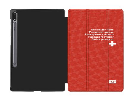 Switzerland Passport Designed Samsung Tablet Cases Sale