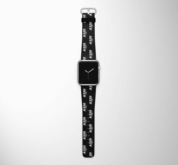 Super Airbus A320 Designed Leather Apple Watch Straps Online Hot Sale