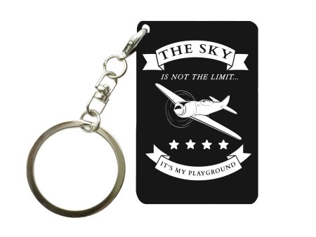 The Sky is not the limit, It s my playground Designed Key Chains Discount