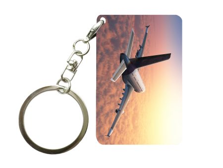 Super Cruising Airbus A380 over Clouds Designed Key Chains For Discount