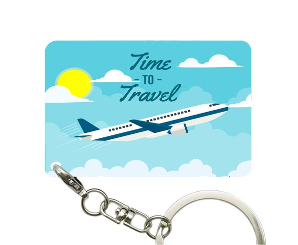 Time to Travel Designed Key Chains Sale