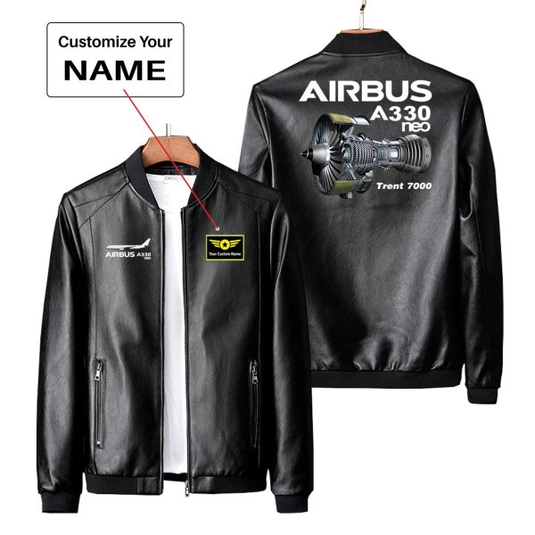 The Airbus A330neo Designed PU Leather Jackets on Sale