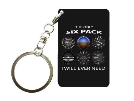 The Only Six Pack I Will Ever Need Designed Key Chains Discount