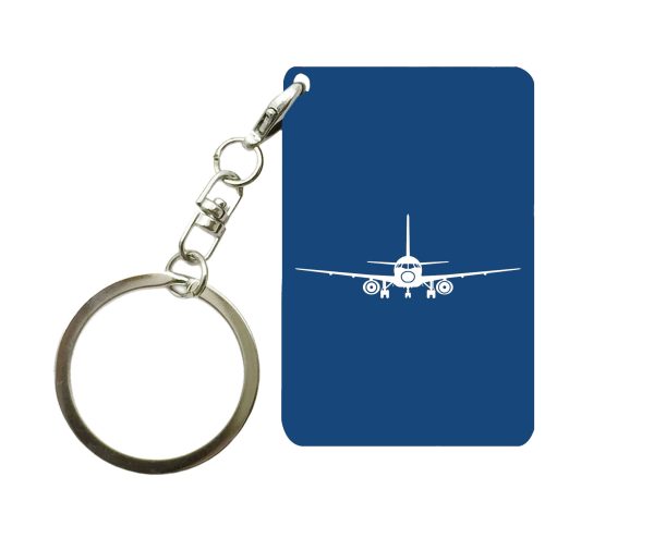 Sukhoi Superjet 100 Silhouette Designed Key Chains on Sale