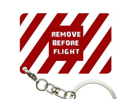 Special Edition Remove Before Flight Designed Key Chains Fashion