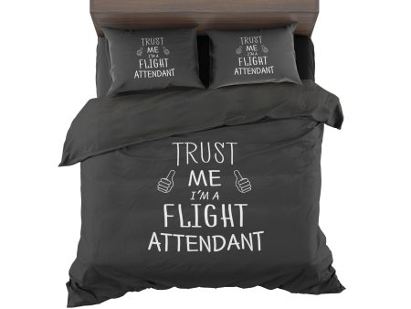 Trust Me I m a Flight Attendant Designed Bedding Sets Fashion