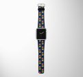 Flat Colourful 747 Designed Leather Apple Watch Straps on Sale