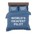 World s Okayest Pilot Designed Bedding Sets Online Hot Sale