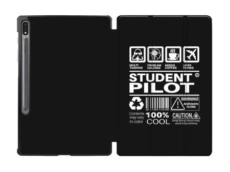 Student Pilot Label Designed Samsung Tablet Cases Online Sale