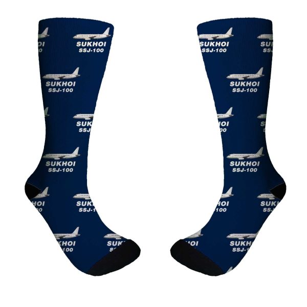 Sukhoi Superjet 100 Designed Socks For Discount