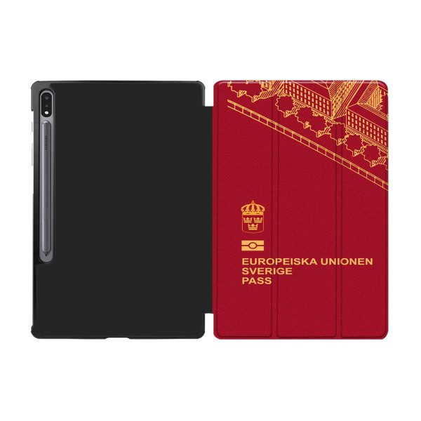 Sweden Passport Designed Samsung Tablet Cases on Sale