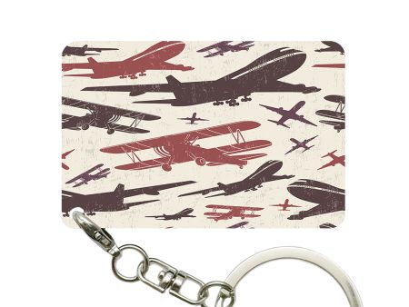 Vintage & Jumbo Airplanes Designed Key Chains Discount