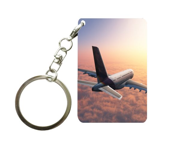 Super Cruising Airbus A380 over Clouds Designed Key Chains For Discount