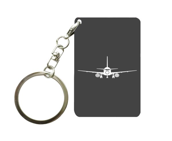 Sukhoi Superjet 100 Silhouette Designed Key Chains on Sale