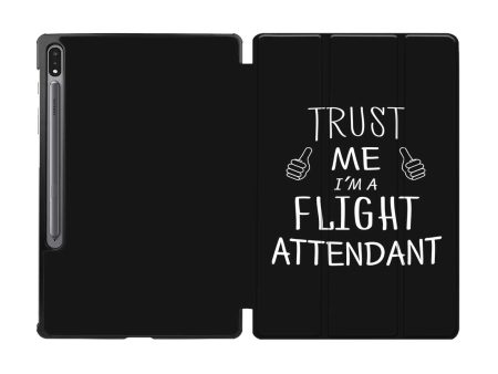 Trust Me I m a Flight Attendant Designed Samsung Tablet Cases Sale