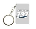 Super Boeing 737+Text Designed Key Chains Hot on Sale