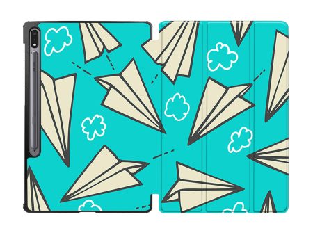 Super Cool Paper Airplanes Designed Samsung Tablet Cases on Sale