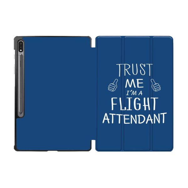 Trust Me I m a Flight Attendant Designed Samsung Tablet Cases Sale