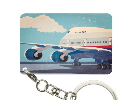 Vintage Boeing 747 Designed Key Chains Online now