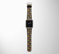 Flat Colourful 747 Designed Leather Apple Watch Straps on Sale