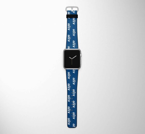 Super Airbus A320 Designed Leather Apple Watch Straps Online Hot Sale