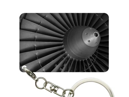 Super View of Jet Engine Designed Key Chains Fashion