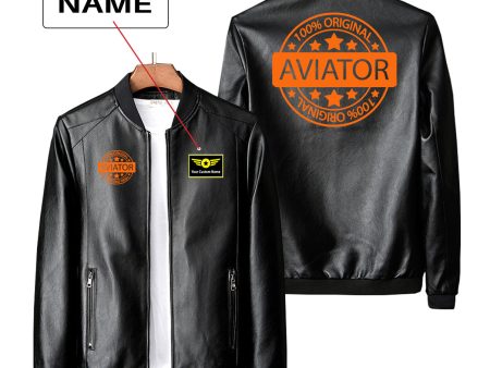 100 Original Aviator Designed PU Leather Jackets For Sale