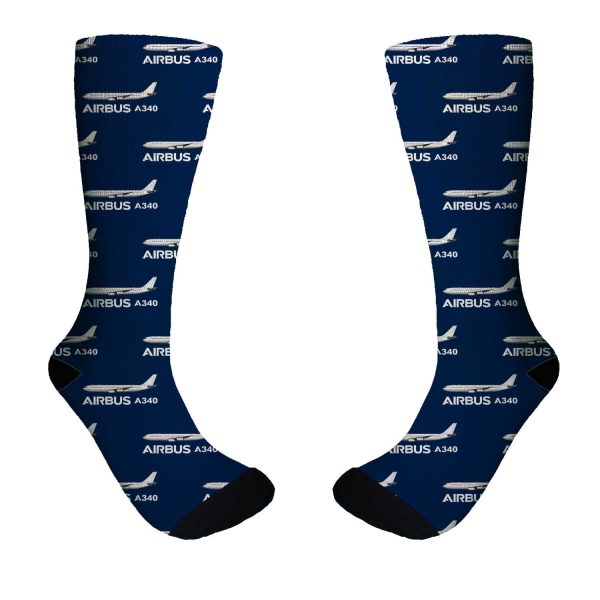 The Airbus A340 Designed Socks on Sale