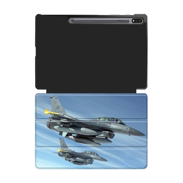 Two Fighting Falcon Designed Samsung Tablet Cases Sale