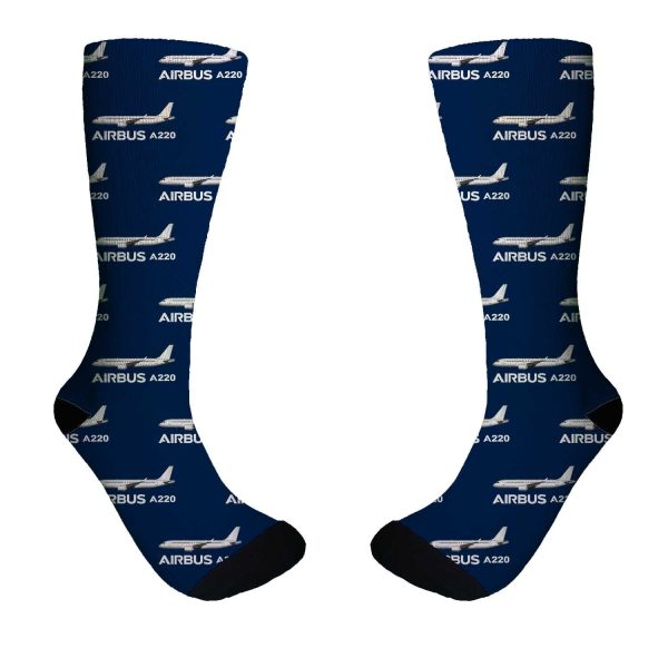 The Airbus A220 Designed Socks Hot on Sale