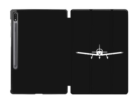 Piper PA28 Silhouette Plane Designed Samsung Tablet Cases Supply