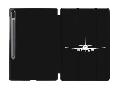 Boeing 737 Silhouette Designed Samsung Tablet Cases For Sale